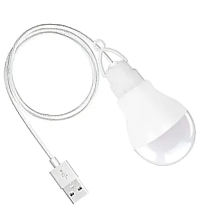 5-Watt USB LED Bulb 6 Volts for Power Bank, USB led Light for Power Bank, USB Light for Mobile Lamp LED White USB Bulb