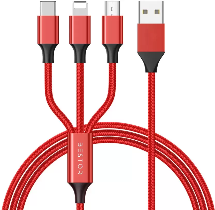 Bestor USB Type C Cable 2 A 1.2 m Multi Charging Cable