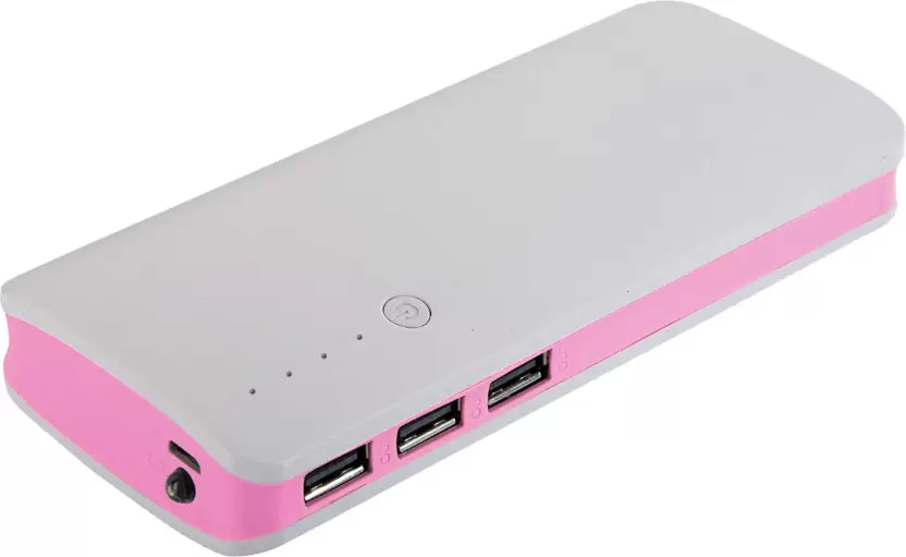 Binori 20000 mAh Power Bank  (Pink, White, Lithium-ion, for Mobile)