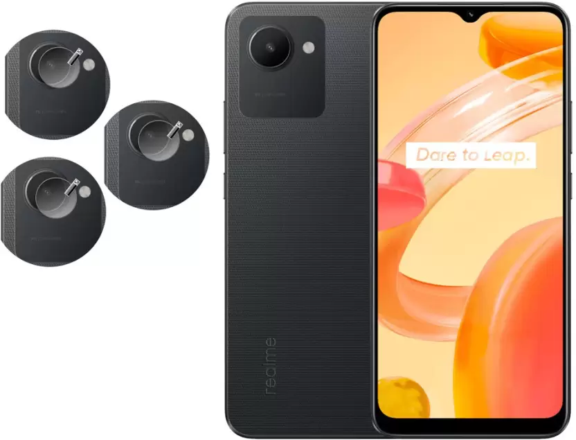 HIDEOUS Back Camera Lens Glass Protector for realme C30s