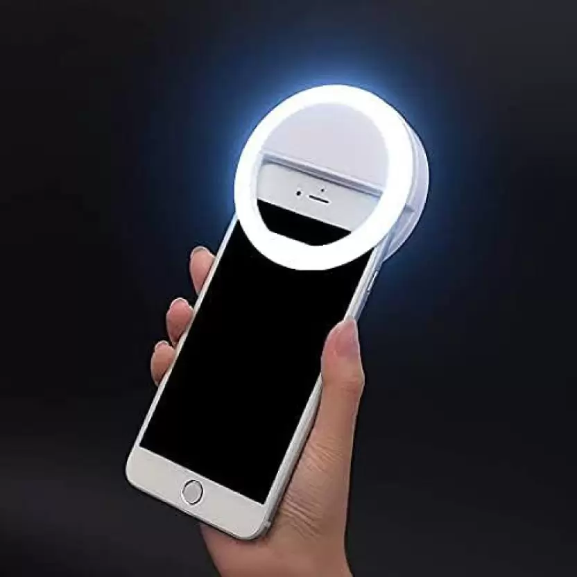 HIFY Mini Clip on Selfie Ring Light White with 36 LED for Smart Phone