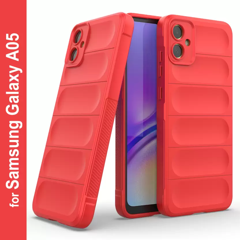 Zapcase Back Cover for Samsung Galaxy A05  (Red, Silicon, Pack of: 1)